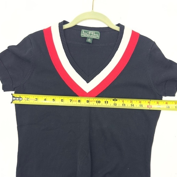 Vintage Lauren Ralph Lauren Sweater Size M Preppy Academia Old Money 90s Classic - Picture 5 of 7